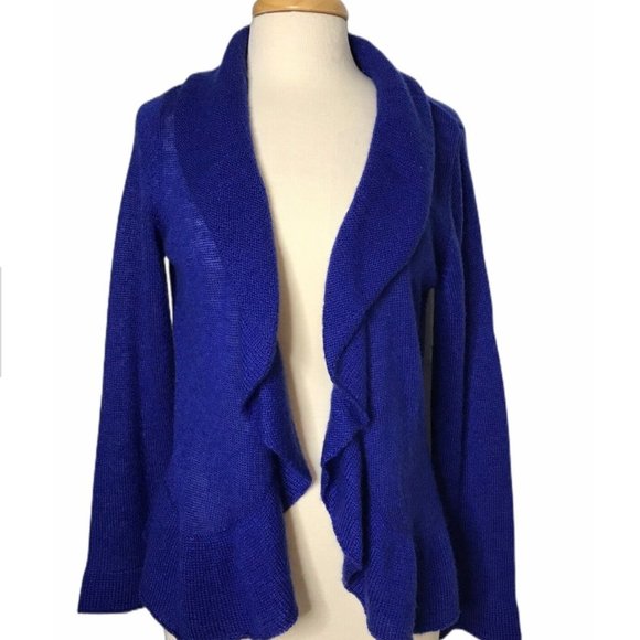 Chico's Womens Blue Long Sleeve Cardigan (16 / XL) - Picture 1 of 5